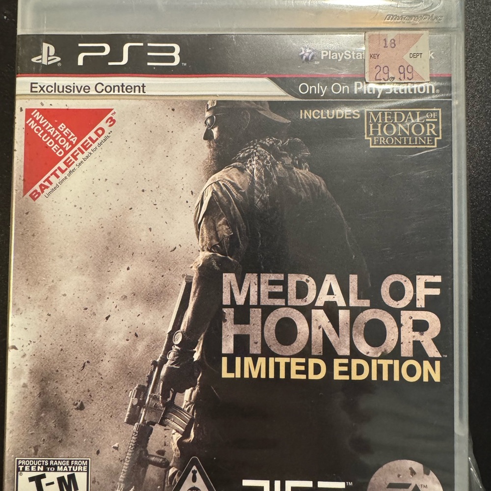 Medal of Honor Limited Edition PS3 Game